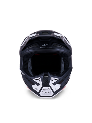 Alpinestars SM7 Dasher ECE06 Helmet - Black/White Matt