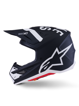 Alpinestars SM7 Dasher ECE06 Helmet - Black/White Matt