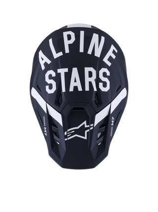 Alpinestars SM7 Dasher ECE06 Helmet - Black/White Matt