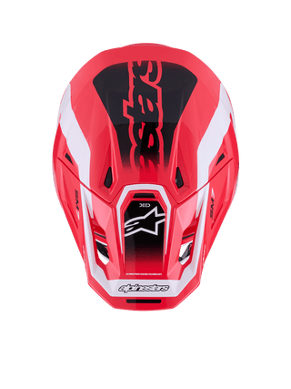 Alpinestars SM7 Deed ECE06 Helmet - Red/Black/White/Glossy