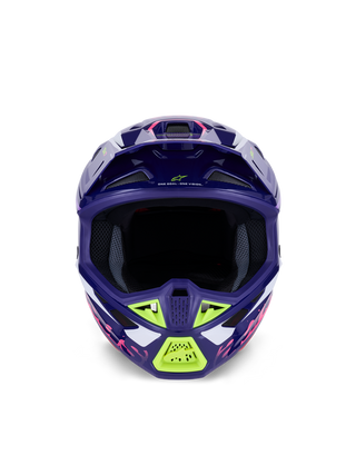 Alpinestars SM7 Deed ECE06 Helmet - Purple/Pink/Glossy