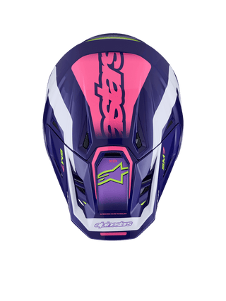Alpinestars SM7 Deed ECE06 Helmet - Purple/Pink/Glossy
