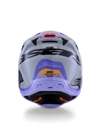Alpinestars SM3 Jettson ECE06 Helmet - Gray/Purple/Black/Glossy