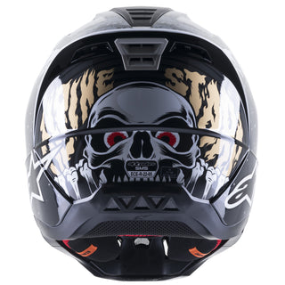 Alpinestars SM5 Solar Flare Helmet - Gloss Black Grey Cold