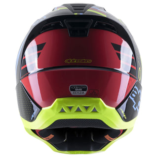 Alpinestars SM5 Action Helmet - Gloss Black Blue Fluro Yellow