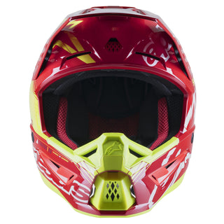 Alpinestars SM5 Action Helmet - Gloss Red White Fluro Yellow