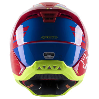 Alpinestars SM5 Action Helmet - Gloss Red White Fluro Yellow