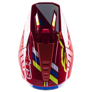 Alpinestars SM5 Action Helmet - Gloss Red White Fluro Yellow