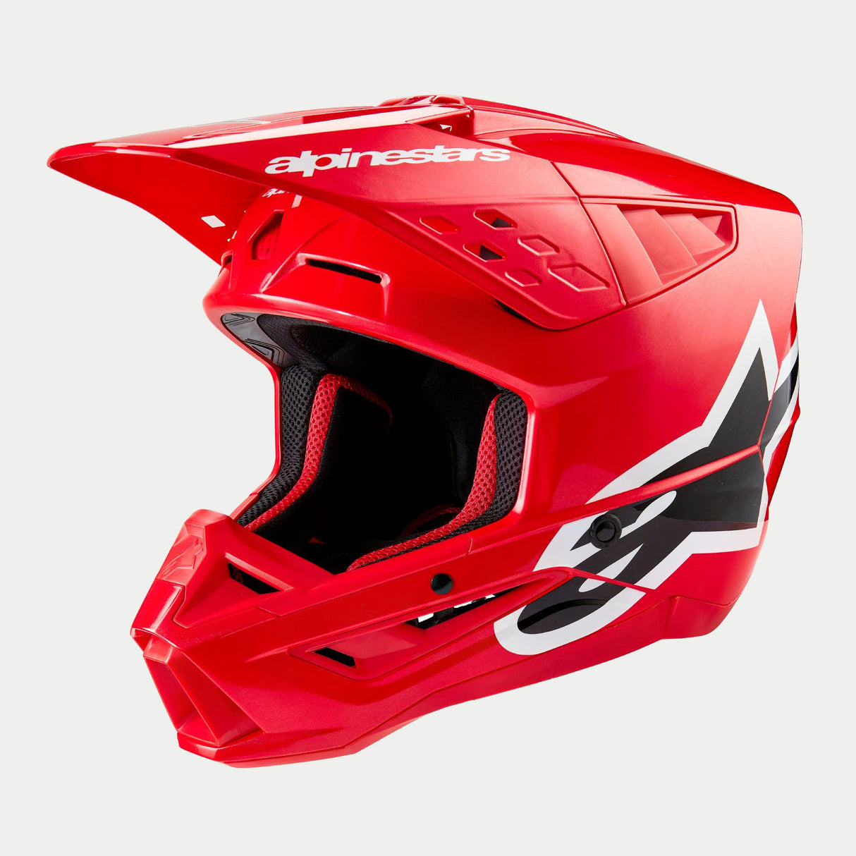 Alpinestars SM5 Corp Ece 22.06 Helmet - Bright Red Gloss
