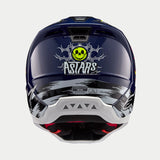Alpinestars SM5 Rash Ece 22.06 Helmet - Night Navy Fluro Yellow Gloss