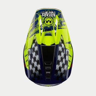 Alpinestars SM5 Rash Ece 22.06 Helmet - Night Navy Fluro Yellow Gloss