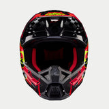 Alpinestars SM5 Rash Ece 22.06 Helmet - Dark Gray Bright Red Gloss