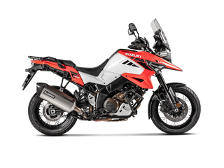 Akrapovic Slip-On System S-S10SO18-HAFT For Suzuki V-Strom 1050 - Titanium - MotoHeaven
