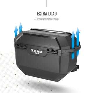 Shad Motorcycle TR27 Terra Side Case - Black