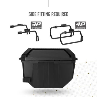 Shad Motorcycle TR27 Terra Side Case - Black / Alloy