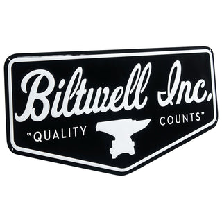 Biltwell Shield Shop Sign - Black / White