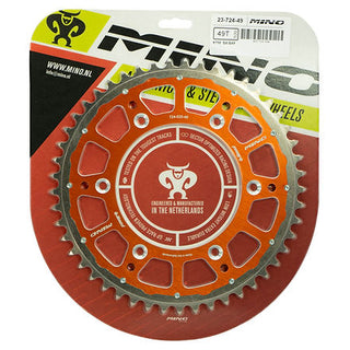 Mino 50 Tooth KTM / Husqvarna / Gasgas / Husaberg - Orange Fusion - Rear Sprocket
