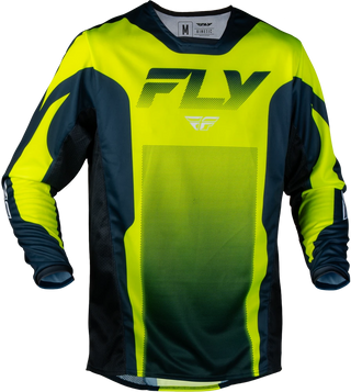 Fly Racing 2027 Kinetic MX Fade Jersey - Navy / Hi-Vis / White