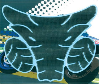 Keiti Tank Pad Large - Carbon Look