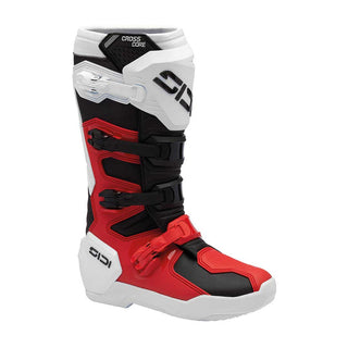 Sidi Crosscore Motorcycle Boots - Red / Black / White