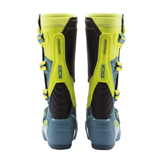 Sidi Crosscore Motorcycle Boots - Petrol Yellow Fluo