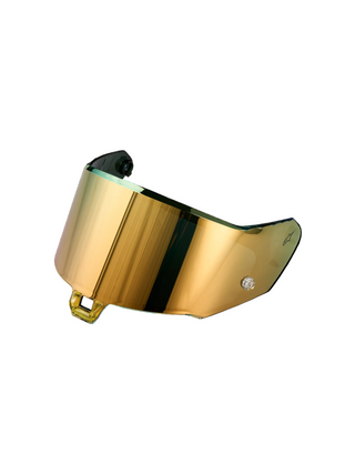 Alpinestars SR7 / SR10 One Size Helmet Shield - Gold Mirror