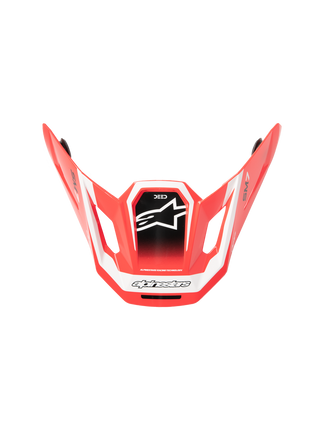 Alpinestars SM7 ECE06 Deed Helmet Visor - Red/Black/White/Glossy