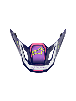 Alpinestars SM7 ECE06 Deed Helmet Visor - Purple/Pink/Glossy