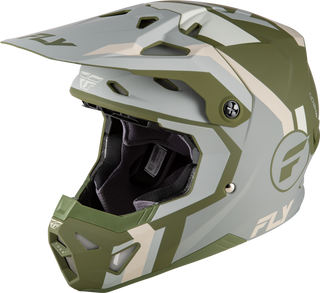 Fly Racing Formula CP Seal Helmet - Stone/Khaki/Olive