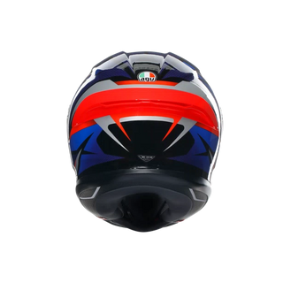 AGV K6 S Slashcut Motorcycle Full Face Helmet - Blue/Red