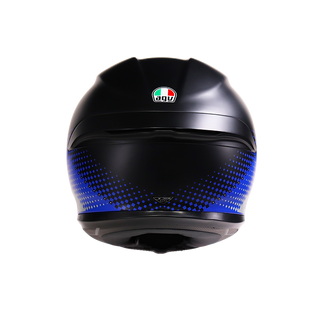 AGV K6 S Smu Fision Motorcycle Full Face Helmet - Black/Blue/Red