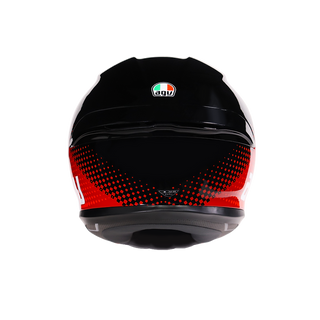 AGV K6 S Smu Fision Motorcycle Full Face Helmet - Black/Red