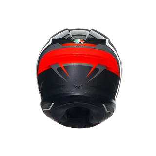 AGV K6 S Slashcut Motorcycle Full Face Helmet - Black/Red