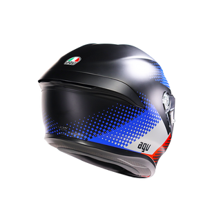 AGV K6 S Smu Fision Motorcycle Full Face Helmet - Black/Blue/Red