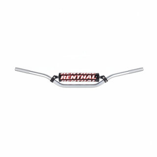 Renthal 7/8 RC OEM Handlebar with Bar Pad for Honda & Kawasaki - Silver