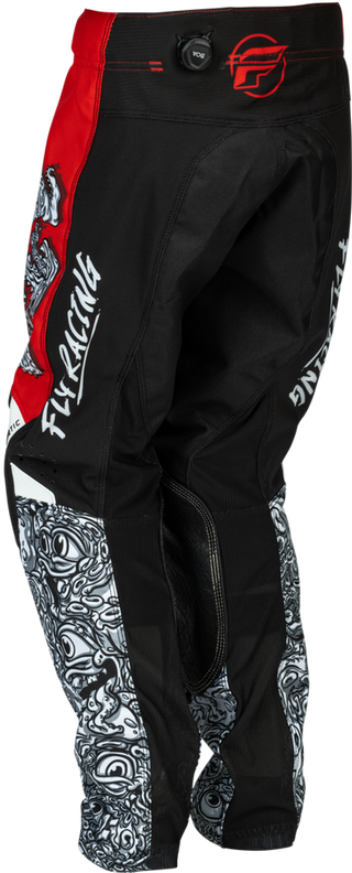 Fly Racing 2026 Kinetic MX Mutant Youth Pants - Red/White/Black