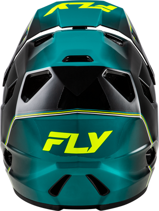 Fly Racing Rayce MTB Repeat Youth Helmet - Black/Teal/Hi-Vis