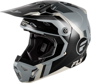 Fly Racing Formula CP Seal Helmet - Black/Grey/Light Grey