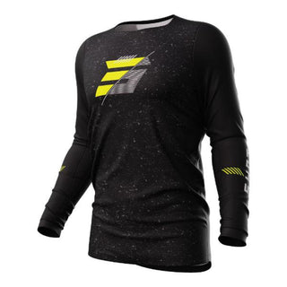 Shot Contact Speck Jersey - Black / Neon Yellow