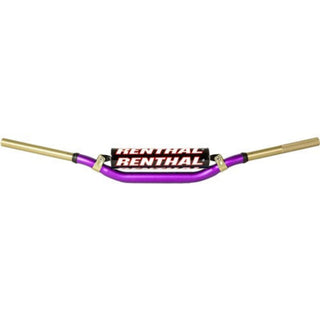 Renthal 99601PE07261 Twinwall Stewart/Villopoto Handlebar with Bar Pad - Purple