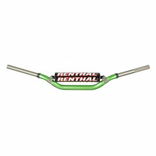 Renthal 99701GN Twinwall RC OEM Honda/Kawasaki Handlebar with Bar Pad - Green