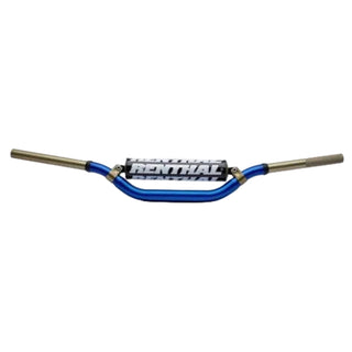 Renthal 9981BU Twinwall Reed/Windham Handlebar with Bar Pad - Blue