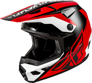Fly Racing Kinetic Crest Helmet - Red/Black/White