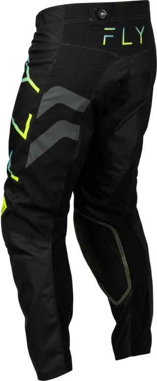 Fly Racing 2027 Kinetic MX Volt Pants - Black / Gray / Teal / Yellow