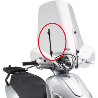 Givi Specific Windscreen Fitting Kit - Piaggio Fly 50-100-125-150 14-17 (Needs Screen 107A)