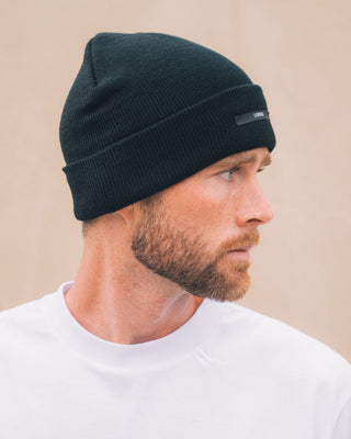 LeoVince Protective Head & Ear Beanie - Black (One Size)