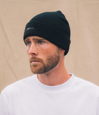 LeoVince Protective Head & Ear Beanie - Black (One Size)