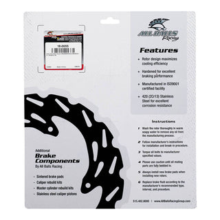 Rear Brake Disc 18-0055