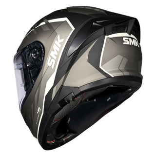 SMK Typhoon Aerot (MA266) Full Face Helmet - Matt Black/Grey