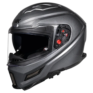 SMK Agnar Solid (GLDA600) Full Face Helmet - Anthracite